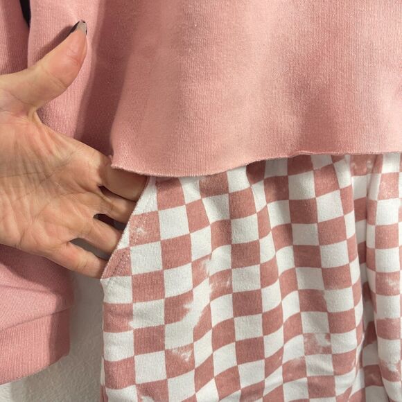 Grayson Social Pajama Set Women M Pink Loungewear Plant Mom Sleepwear Shorts NWT - Picture 7 of 16